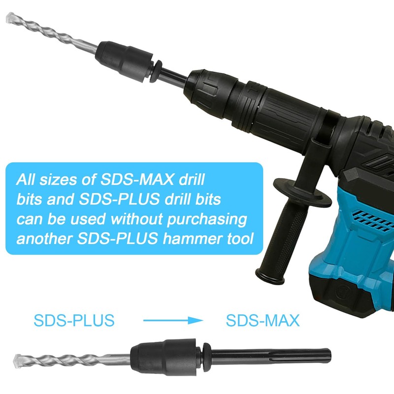 SDS Max to SDS Plus Drill Chuck Adapter, 220mm SDS