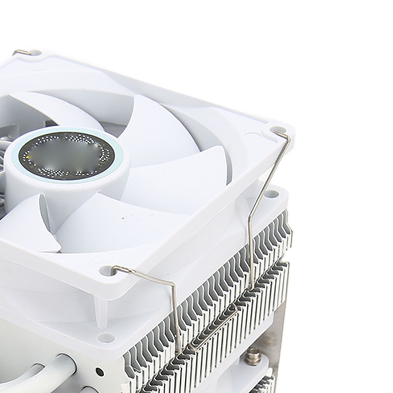 CPU Air Cooler 3.5in Dual Tower 6 Heat Pipes 3pin