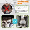 Elifecenter ID 2.5" Exhaust Y-Pipe Adapter, T409 Stainless Steel 2-1/2