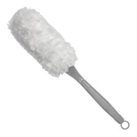 Elliott Fluffy Duster, Super-soft Microfibre Dusting tool perfect for home cleaning, White