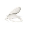 Kohler PureWash M250 Manual Elongated Bidet Toilet Seat, Biscuit, Quiet-Close