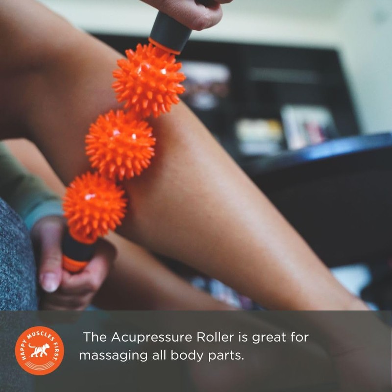 Tiger Tail Pressure Point Muscle Roller Massage Stick, The Spiky