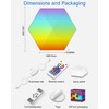 LEDGUHON Hexagon LED Lights 10 Pack, Smart RGB Wall Decor