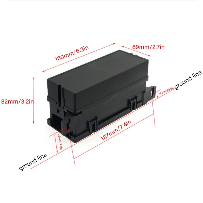 Fuse and Relay Box, IP65 Waterproof Relay Box with Long