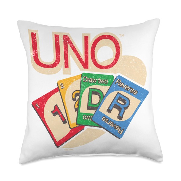 UNO - Card Spread With Logo Throw Pillow