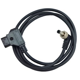 Chikoni D-Tap to Locking DC 5.5 2.5mm Monitor Power Straight Cable Compatible with Atomos Ninja v Anton Bauer Sony PIX-E7 PIX-E5 Ikan DJI Monitor,Hollyland Mars 400s,Fit for 5.5 2.5mm or 2.1mm, 38inch