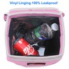 EPAuto Waterproof Car Trash Can with Lid and Storage Pockets,