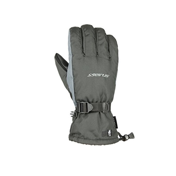 Seirus Innovation Unisex Heatwave Accel Glove, Black/Charcoal, Medium