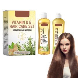 Biotin Shampoo + Conditioner, Strengthening Hair Shampoo for Fine & Thin Hair, Repair Shampoo, Conditioner, Hair Conditioner with Rosemary Extract, Nourishes the Hair Roots, Repairs Hair Damage