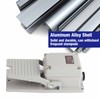 Foot Switch Nonslip Aluminum Shell Momentary Pedal Silver Contacts LT3