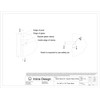 Glass Clamp Large Heavy Duty Square 2.17" for 3/8", 1/2"