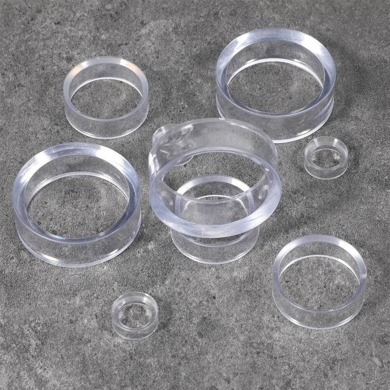 ElevateTech 15 Pcs Clear Sphere Display Stand, Plastic Sphere Stands