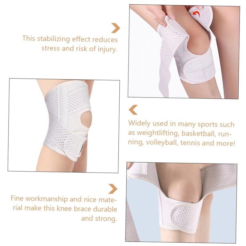 TOVINANNA Adjustable Sports Knee Strap Breathable Lightweight for Running Cycling