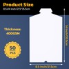 Svaldo White Shirt Folder Board, 8.5x14 inch, Pack of 25,
