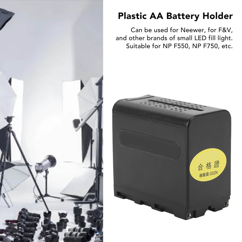 AA Battery Case Holder 6 Slots Plastic Universal AA Battery