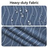 NAEMBCU No Hook Shower Curtain and Liner Set 71" x