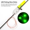 4 Pcs Fishing Glow Sticks Rod Tip LED Glow Sticks