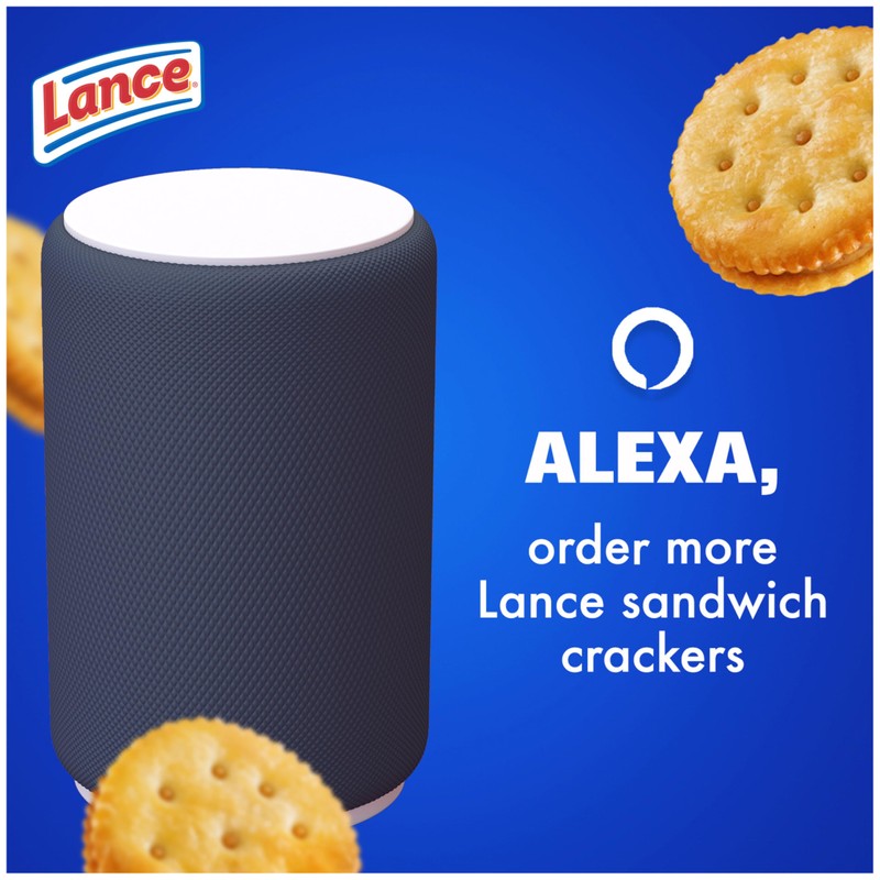 Lance Sandwich Crackers, Toasty Peanut Butter, 20 Individually Wrapped Packs,