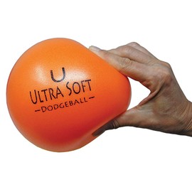 Great Lakes Sports Set of 6 Super Grip-able Ultra Soft Inflatable 6" Diameter Dodge Balls with Pick-Proof Covers