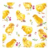 Papierservietten Küken Ostern IHR 33 cm quadratisch 3-lagig Lunch-Servietten