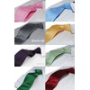 0-STYLE.cravat Necktie Set, 23 Colors, Choose from Jacquard Solid Necktie,