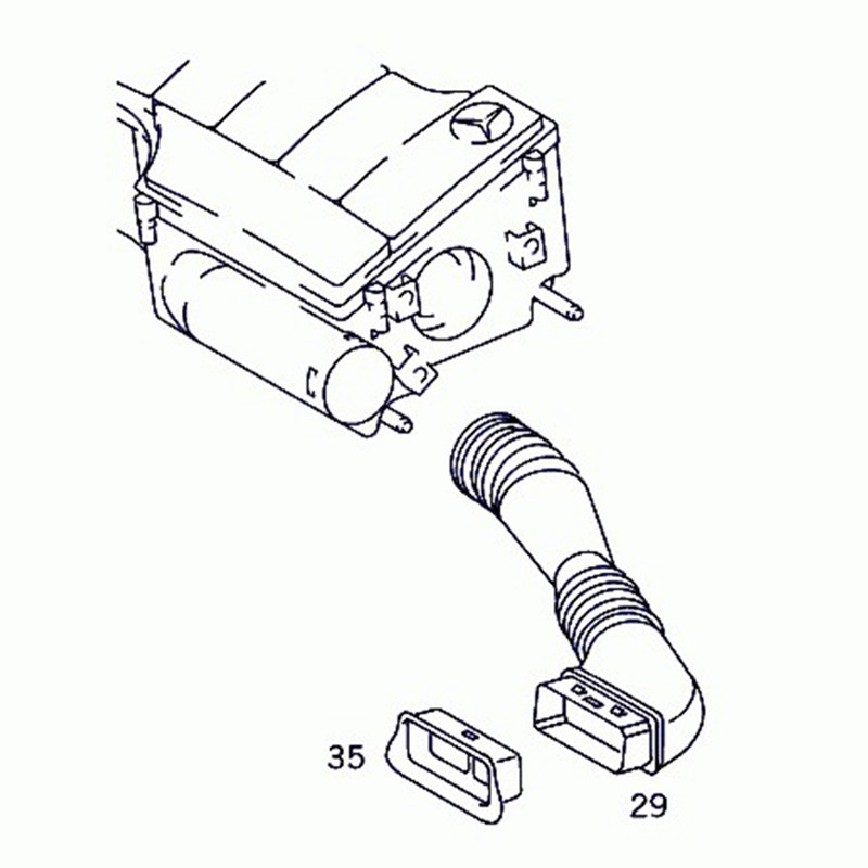 Air Intake Pipe Hose Auto Accessory 1660940487 Fit for AClass