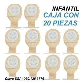 20 Piezas Bolsa Para Colostomia Suave Infantil