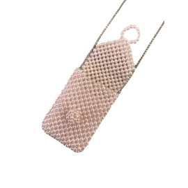 Amulet Case Beads (Yachiha Inlet) with Chain, SGI Goods (Pink)