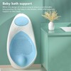 Foldable Soft TPE Baby Bath Support Safe PP Ergonomic Round