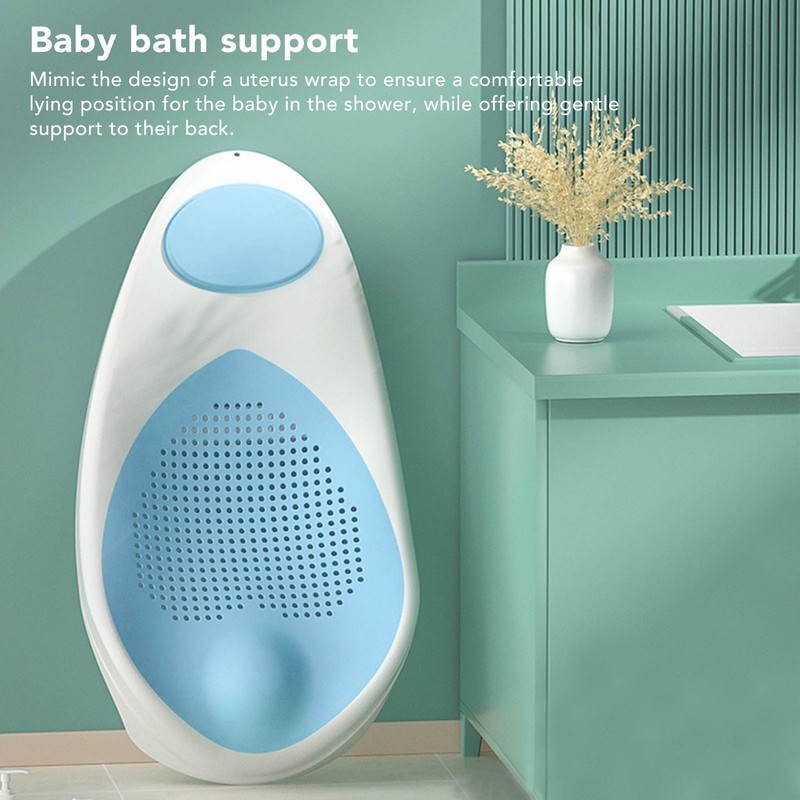 Foldable Soft TPE Baby Bath Support Safe PP Ergonomic Round