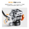K&F Concept Fluid Head Smooth Stable Tripod Fluid Head Pan/Tilt