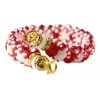 Ilde (pulsera) Tapete Shango (blanco/rojo) X Pieza