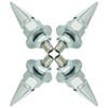 Temzzer Spike Number Plate Screws Car License Plate Bolt Holders
