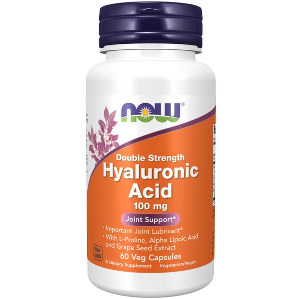 NOW>NOW NOW Hyaluronic Acid 100mg Veg Capsules 60