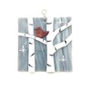 Switchables Glass Cover: RED Bird ON Birch