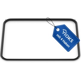 VIOKS Oven Door Seal 44 x 33 cm Replacement for AEG 387194510/5 3871945105 8996619265078 Oven Rubber Seal All-Round 4 Hooks Seal for Oven Door Electrolux Juno AEG Competence Oven