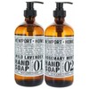 Energetic Pairing: 2-Pack Reusable Glass Bottles, Newport & Home Hand