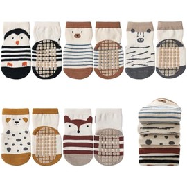 outfit spring Non-Slip Socks Baby, Non-Slip ABS Socks Children, Newborn Cotton Stopper Socks Non-Slip Socks Crawling Socks for Birth Girls Boys Gift 0-5 Years, normal 5pair e