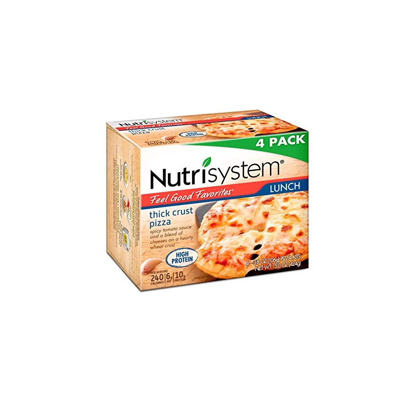 Nutrisystem® Feel Good Favorites® Thick Crust Pizza, Cheese Value Pack,