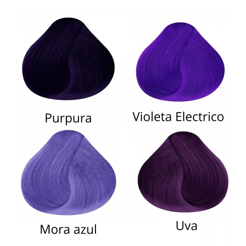 Nutrapel Rbl 3 Tintes Profesional Semipermanente Tonos Fantasía 90g