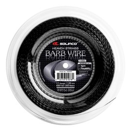 Solinco Barb Wire 200M Schwarz Tennis String reel 200m Monofil Black 1,25