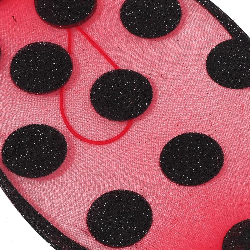 POPETPOP Halloween Lady Bug Wing, Foldable, Red, 7 Stars Ladybug