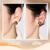 Beebeecraft 1 Box 12Pcs Earring Backs for Droopy Ear 18K