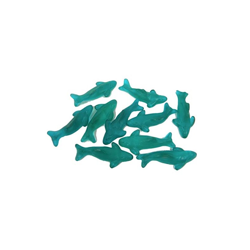 Gustaf's Blue Raspberry Gummi Dolphins (2.2Lb(1kg))