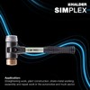 Rome Held Halder SIMPLEX Hammer, Copper, Soft Metal, Silver, Diameter