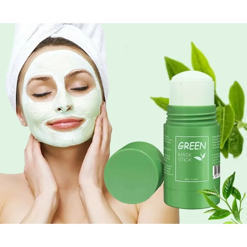 Mascarilla Stick Barra Arcilla Té Verde Para Puntos Negros