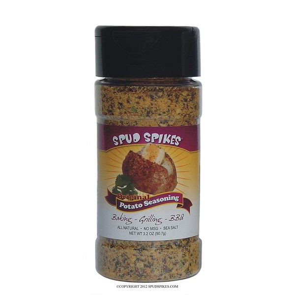 Spud Spikes Gourmet Original Blend Everyday Seasoning and Potato Skin Rub