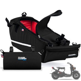 Chase Harper USA 2020 Ruckus Value Pack - 5000 Under The Seat Bag and 105000 Barrel Bag Bundle - Compatible with All Honda Ruckus Model Years - Black Value Pack