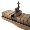 Treasure Gurus Container Cargo Ship Model Die Cast Pencil Sharpener