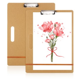 LOPYXBR 2 PCS 13x17 Drawing Boards for Artists, Portable Art Boards for Painting 13x17 Sketch Board with Handle Art Clipboard 13x17 Watercolor Board with Handle for Studio, Fit in Artist Tote